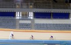 Velodrome By Hopkins Cyclists With Stands | Credit - Dave Poultney